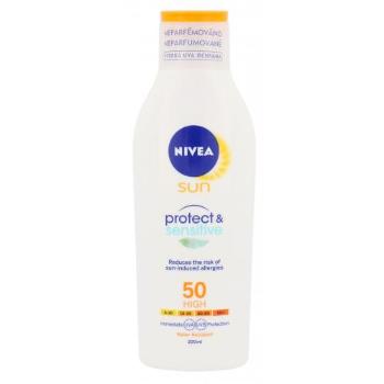 Nivea Sun Protect & Sensitive Lotion SPF50 200 ml preparat do opalania ciała unisex