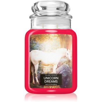 Village Candle Unicorn Dreams świeczka zapachowa (Glass Lid) 602 g