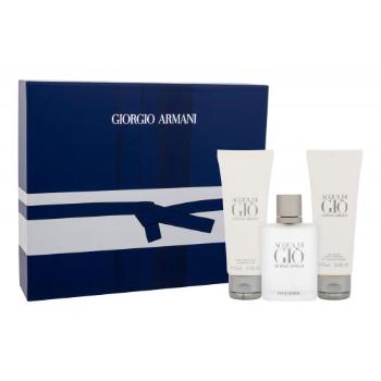 Giorgio Armani Acqua di Giò Pour Homme zestaw Edt 50ml + 75ml balsam po goleniu + 75ml Żel pod prysznic dla mężczyzn