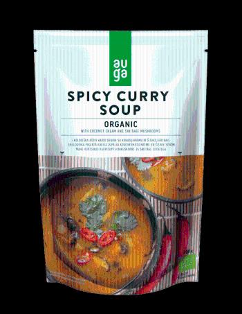 Auga Ostra zupa curry z kokosem i grzybami shiitake BIO 400 g
