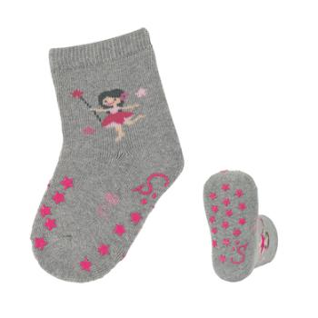 Sterntaler ABS Toddler Socks Fairy silver melange