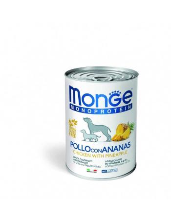 MONGE Dog Fruit Monoprotein Kurczak z ananasem 400 g