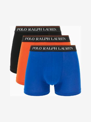 Polo Ralph Lauren Classic Bokserki 3 szt Czarny Niebieski Pomarańczowy