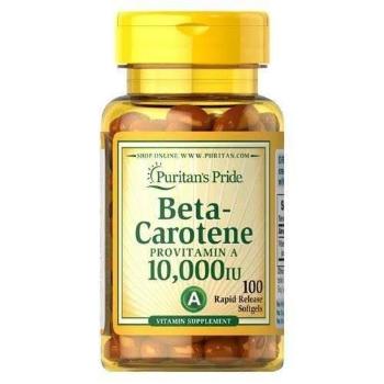 Puritan's Pride Beta - Carotene 10000IU - 100soft gelsWitaminy i minerały > Witamina A