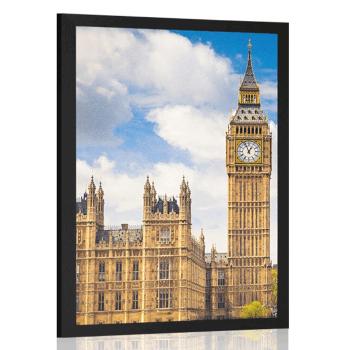 Plakat Big Ben v Londynie - 60x90 black