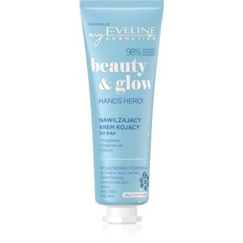 Eveline Cosmetics Beauty & Glow Hands Hero! krem nawilżający do rąk o działaniu uspokajającym 50 ml