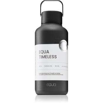 Equa Timeless butelka na wodę ze stali nierdzewnej mała kolor Dark 600 ml