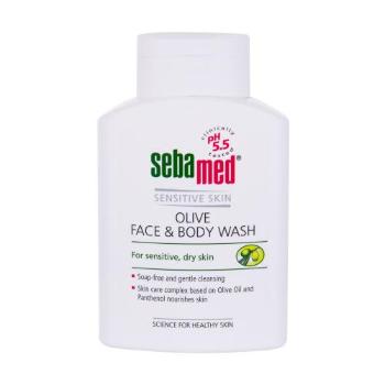 SebaMed Sensitive Skin Face & Body Wash Olive 200 ml mydło w płynie dla kobiet Uszkodzone pudełko