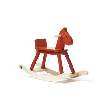 Kids Concept ® Koń na biegunach orange -red Carl Larsson