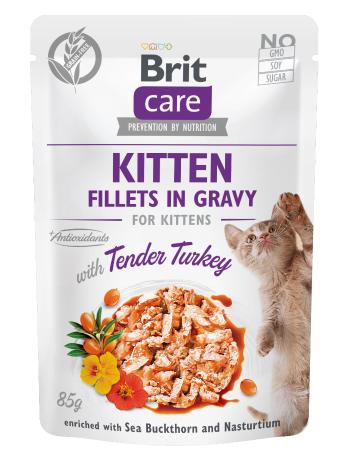 BRIT CARE cat pouch KITTEN TENDER/turkey - 1x85g