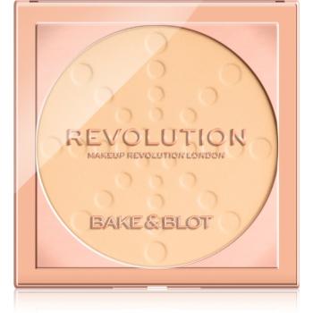 Makeup Revolution Bake & Blot utrwalający puder odcień Banana Light 5.5 g