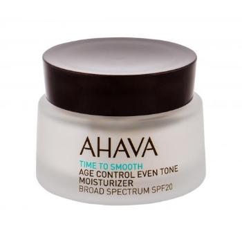 AHAVA Time To Smooth Age Control Even Tone Moisturizer SPF20 50 ml krem do twarzy na dzień dla kobiet Uszkodzone pudełko