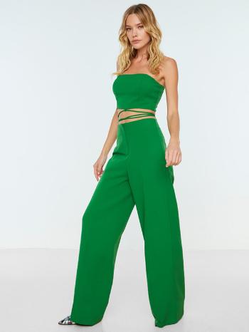 Trendyol Spodnie Zielony