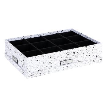 Czarno-białe pudełko z przegródkami Bigso Box of Sweden Jakob