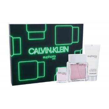 Calvin Klein Euphoria zestaw Edt 100 ml + Edt 15 ml + Balsam po goleniu 100 ml dla mężczyzn
