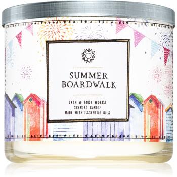 Bath & Body Works Summer Boardwalk świeczka zapachowa 411 g