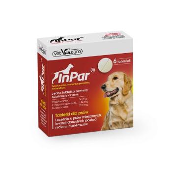 VET-AGRO InPar Tabletki na odrobaczanie psa pasożyty wewnętrzne 6 szt