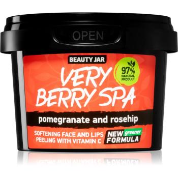 Beauty Jar Very Berry Spa wygładzający peeling cukrowy do twarzy 120 g