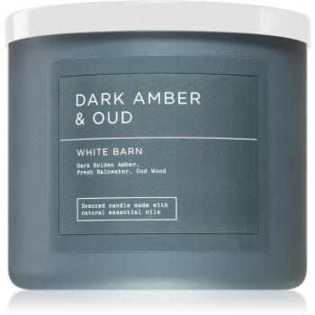 Bath & Body Works Dark Amber & Oud świeczka zapachowa 411 g
