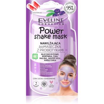 Eveline Cosmetics Power Shake maseczka nawilżająca z probiotykami 10 ml