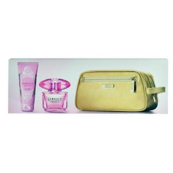 Versace Bright Crystal Absolu zestaw Edp 90ml + 100ml Balsam + Kosmetyczka dla kobiet