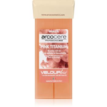 Arcocere Professional Wax Pink Titanium wosk do epilacji roll-on napełnienie 100 ml