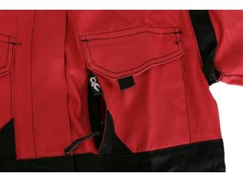 Bluzka CXS LUXY EDA, męska, czerwono-czarna, rozmiar 46