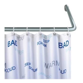 Uniwersalny narożny drążek na zasłonę prysznicową Wenko Shower Curtain Rod