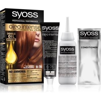 Syoss Oleo Intense trwały kolor włosów z olejem odcień 6-76 Warm Copper