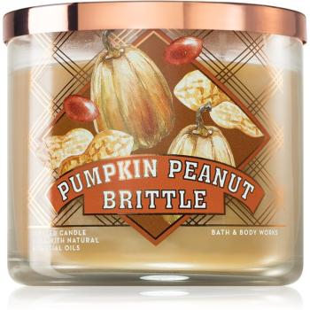 Bath & Body Works Pumpkin Peanut Brittle świeczka zapachowa 411 g