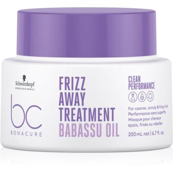 Schwarzkopf Professional BC Bonacure Frizz Away Treatment maseczka do włosów nieposłusznych i puszących się 200 ml