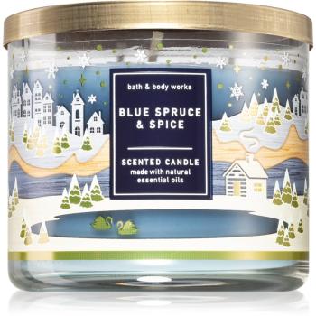 Bath & Body Works Blue Spruce & Spice świeczka zapachowa 411 g