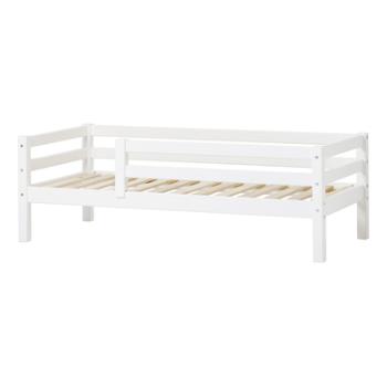 Hoppekids Junior łóżko Basic białe 70 x 160 cm z zabezpieczeniem przed wypadnięciem
