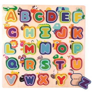 Bino Puzzle, Alfabet ze zwierzętami po angielsku