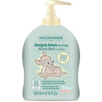 Disney Naturaverde Baby Delicate Wash delikatne mydło do twarzy i ciała dla dzieci od urodzenia 200 ml