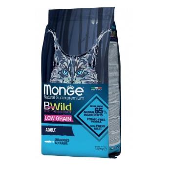 MONGE BWild Anchois bezzbożowa karma dla dorosłego kota ze szprotkami 1,5 kg