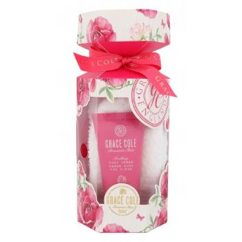 Grace Cole Romantic Rose zestaw Hydration foot care 50 ml + Skarpetki 1 para dla kobiet
