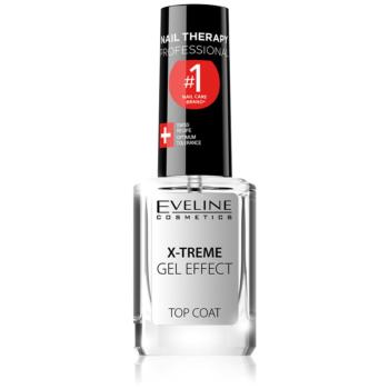 Eveline Cosmetics Nail Therapy X-treme Gel Effect kryjący lakier do paznokci do nabłyszczenia 12 ml