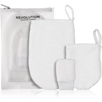 Revolution Skincare Reusable rękawice do demakijażu 3 szt. 3 szt.