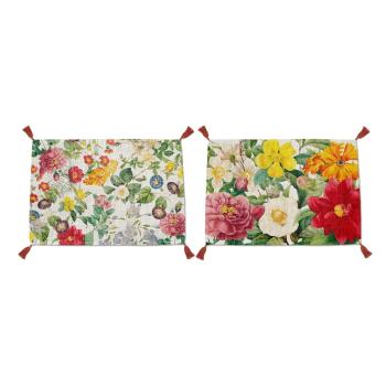Zestaw 2 mat stołowych Madre Selva Spring Flowers, 45x30 cm
