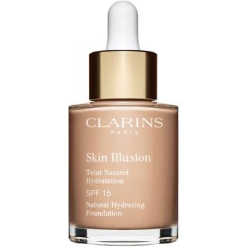 Clarins Skin Illusion Natural Hydrating Foundation rozświetlający podkład nawilżający SPF 15 odcień 107 Beige 30 ml