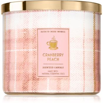 Bath & Body Works Cranberry Peach świeczka zapachowa 411 g