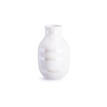 Biały kamionkowy wazon Kähler Design Omaggio, wys. 12,5 cm