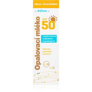 MedPharma Suntan Lotion SPF50 mleczko do opalania z wysoką ochroną UV 230 ml