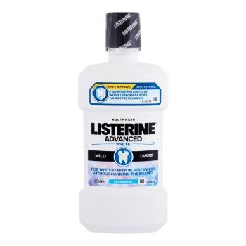 Listerine Advanced White Mild Taste Mouthwash 500 ml płyn do płukania ust unisex uszkodzony flakon