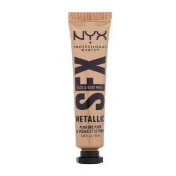 NYX Professional Makeup SFX Face And Body Paint Metallic 15 ml podkład dla kobiet 05 Gold Dusk