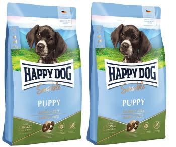 HAPPY DOG Sensible Puppy Lamm 20 kg (2 x 10 kg) dla szczeniąt jagnięcina i ryż