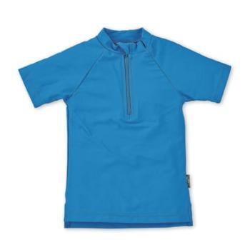 Sterntaler UV koszula kąpielowa z krótkim rękawem niebieska