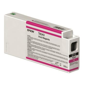 Epson originální ink C13T824300, vivid magenta, 350ml, Epson SureColor SC-P6000, P7000, P8000, P9000