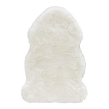 Biała sztuczna skóra Mint Rugs Uni Soft, 60x90 cm
